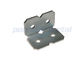 ISO Approved Construction Hardware , 25mm Building Framing Hardware Angle Brackets